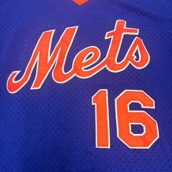 Mitchell & Ness New York Mets Dwight Gooden 16 Authentic Cooperstown Blue Mens M - Picture 3 of 8